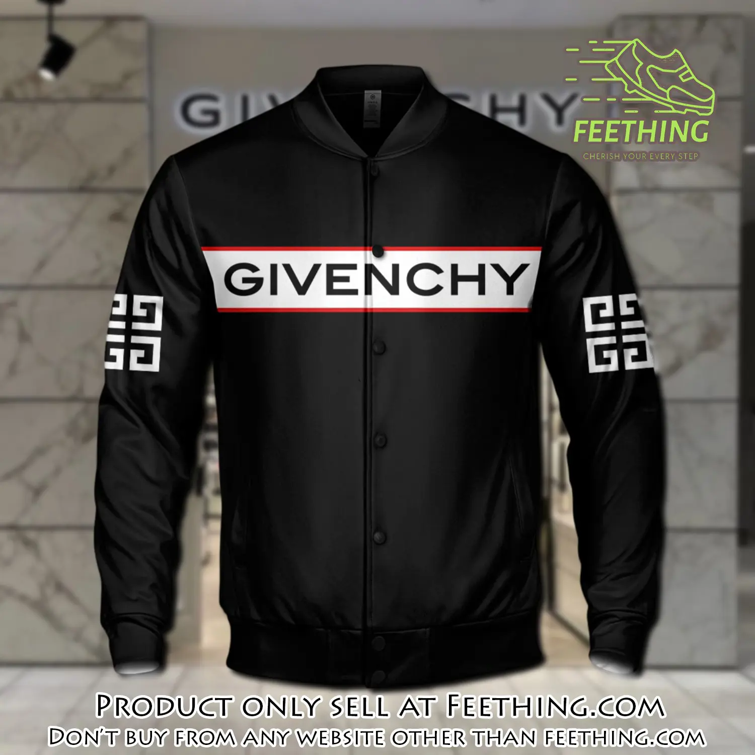 Luxury givenchy varsity premium baseball jacket bjv1051 ft5251176